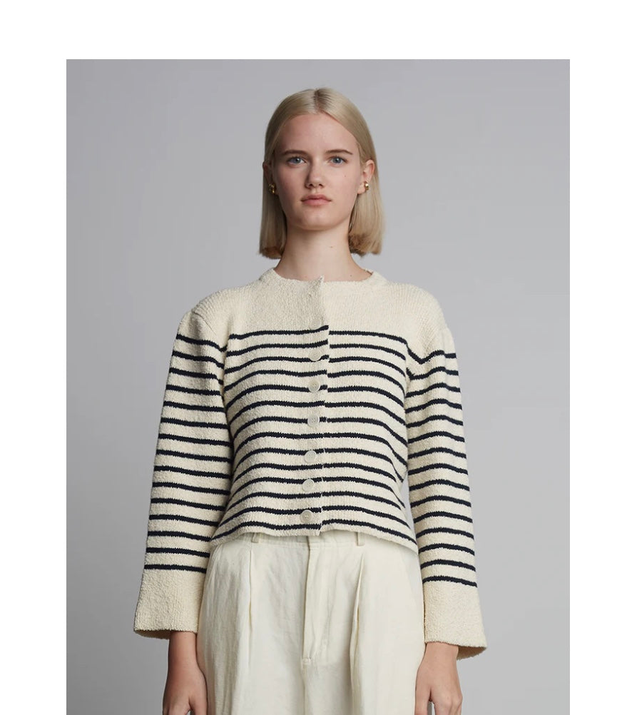 ELEVEN SIX | Faye Cardi | Ivory/Navy Stripe