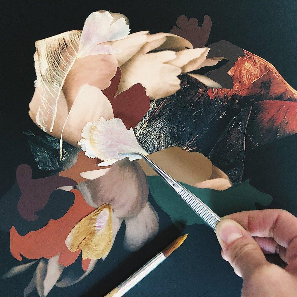 Floral Collage w/Dana McClure