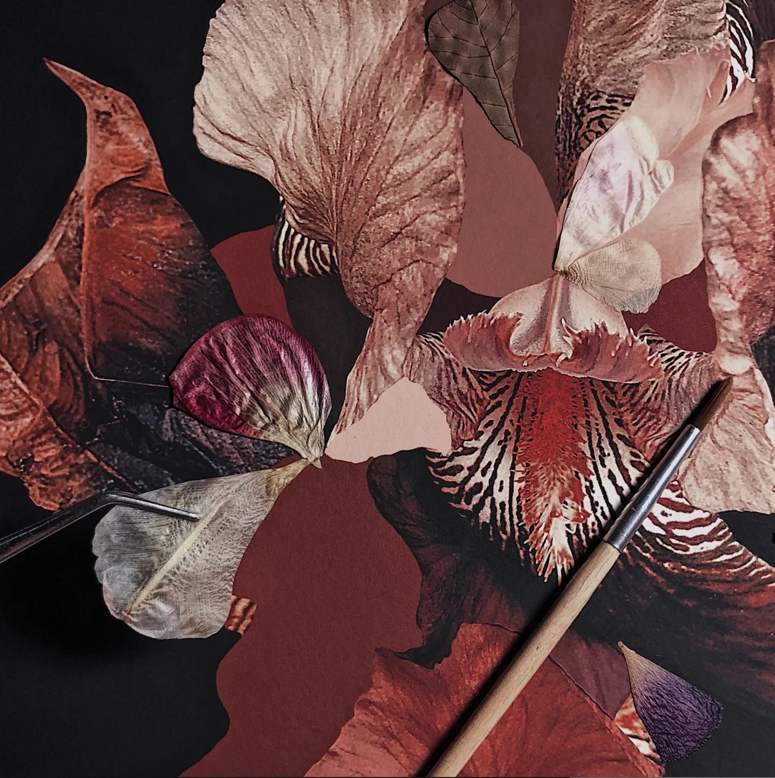 Floral Collage w/Dana McClure