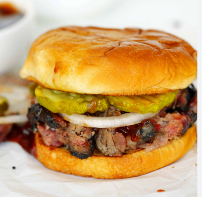 Chopped Brisket sandwich - $20