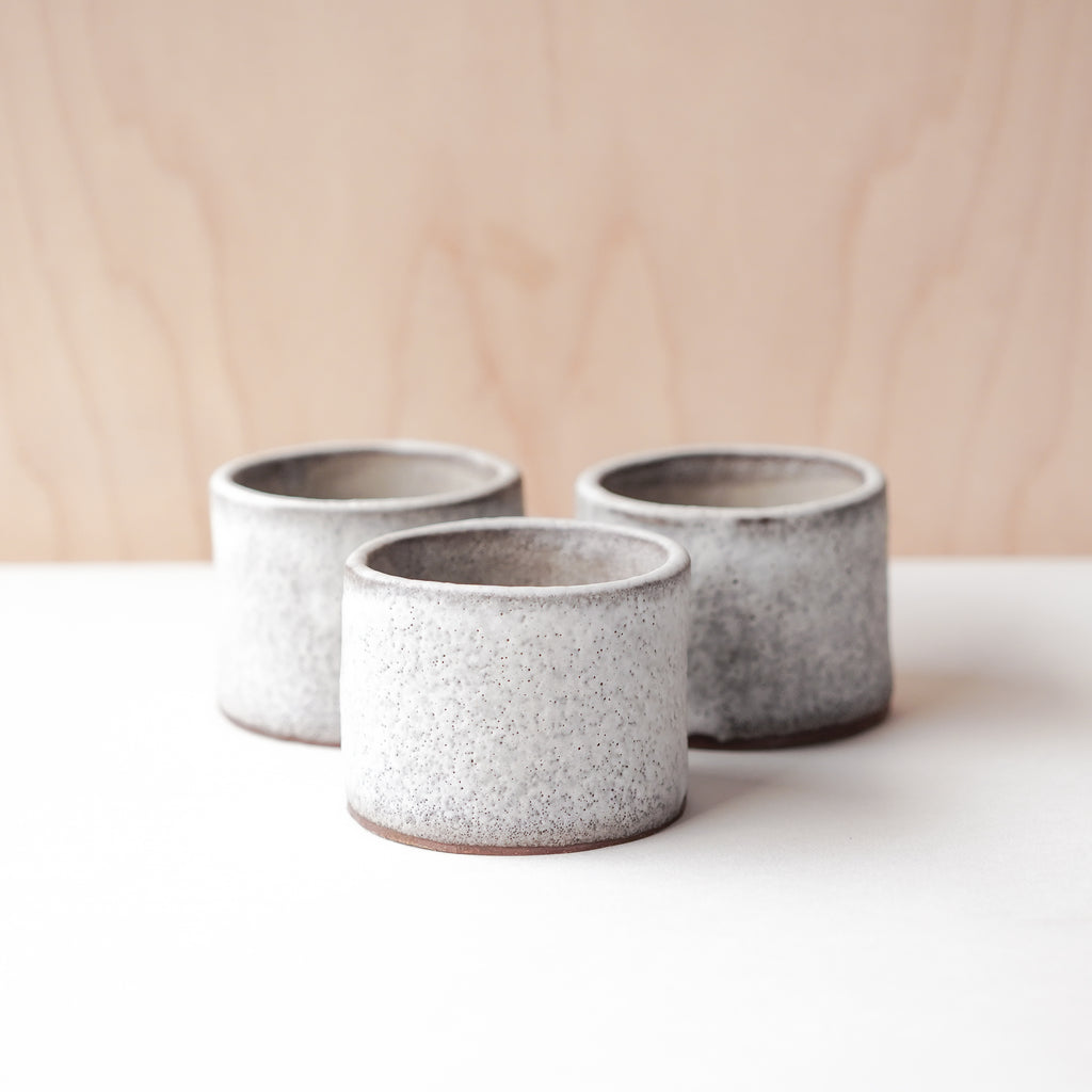 Speckled Stoneware Cups