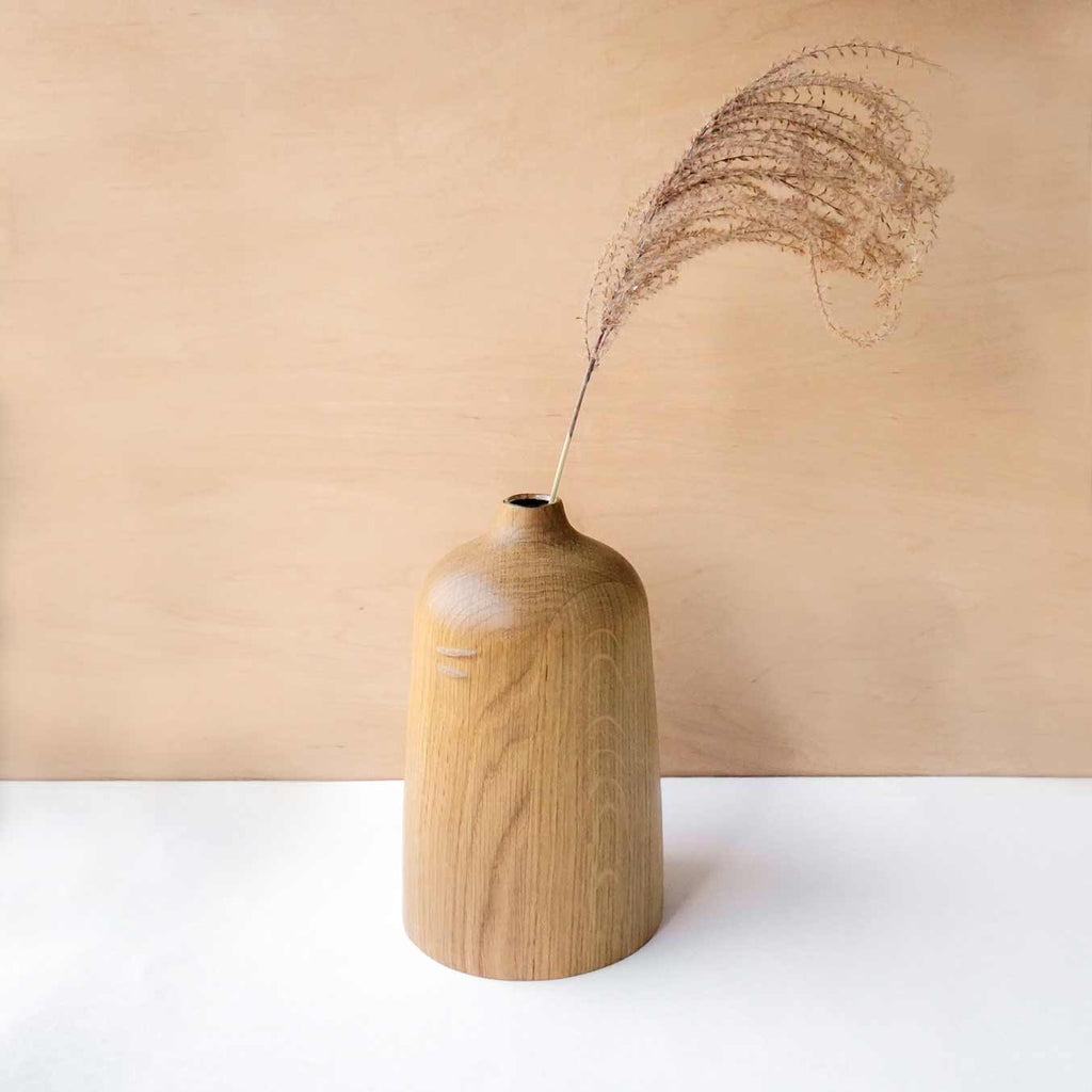 Wood Vase - Bel Medium Natural